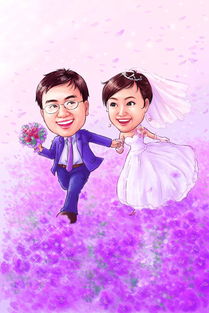 Q版婚慶漫畫與肖像漫畫 動漫設(shè)計(jì)中的甜蜜藝術(shù)